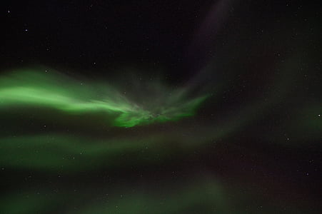 northern lights, aurora borealis, solar wind, light phenomenon, green, light, electrons