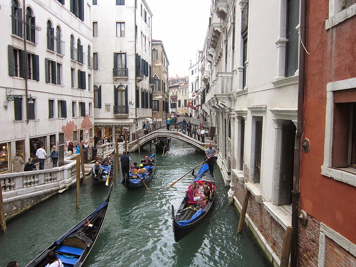 เวนิส, น้ำ, ท่องเที่ยว, ยุโรป, อิตาลี, อิตาลี, การท่องเที่ยว