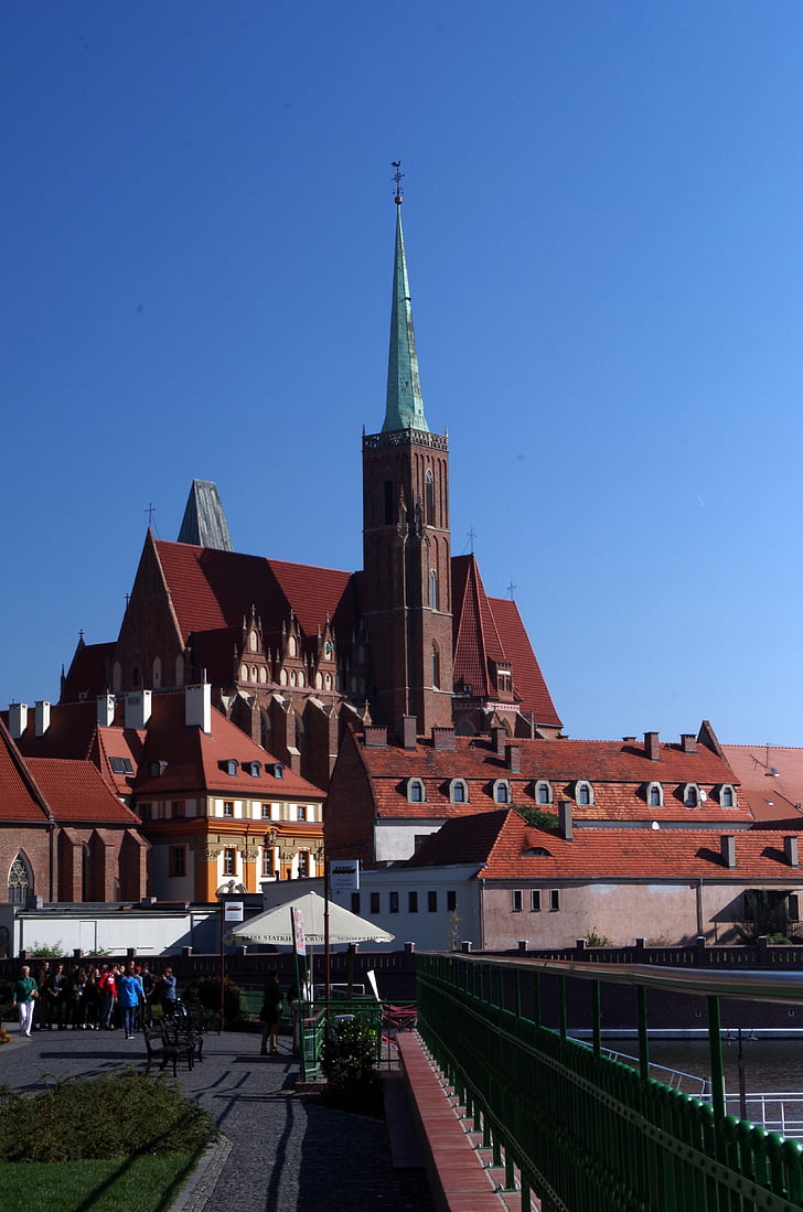 Wrocław, Ostrów tumski, venlige by, arkitektur