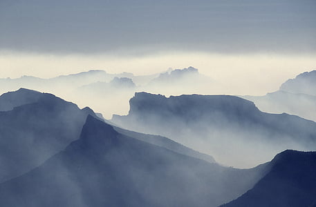 煙, 火災, absarokas 山, イエローストーン国立公園, モンタナ, アメリカ, ブレイズ