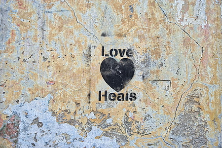 Rakkaus, Healing, merkki, Graffiti, hauskaa, tunteet, Valentine