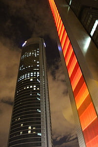 마드리드, 타워, 아키텍처, 건설, 마드리드 고층 빌딩