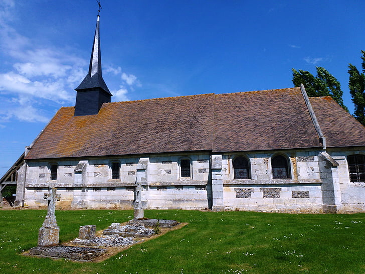 barquet, Saint jean, templom, vallási, épület, Franciaország, kereszténység