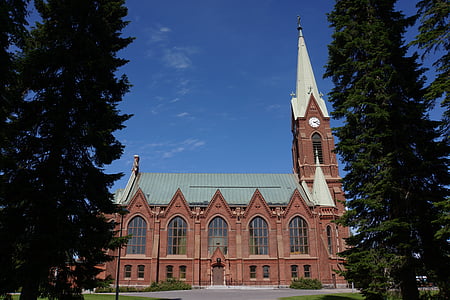 Fiński, Mikkeli, Katedra, Kościół, Architektura