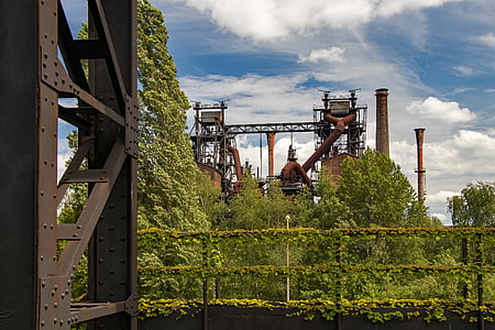 Duisburg, priemyselný park, priemysel, krajinnej, Porúria, továreň, ťažký priemysel