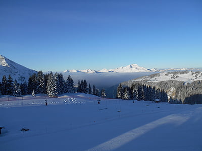 esquí, pistes, l'hivern, neu, pistes d'esquí, esport, muntanya