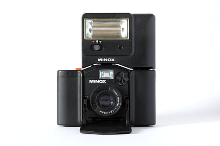 fotoaparát, analogový, Minox, Retro, staré, čočka, nostalgie