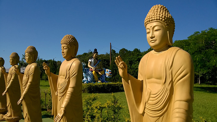 Budismo, Buda, espiritual, religião, estátua