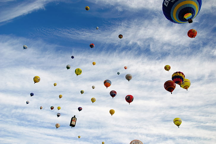 luftballong, ballong, Sky, varm luftballong ride, brännare, varmluftsballong, Starta