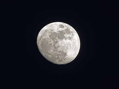 mēness, detalizēti, naktī, mēness gaisma, satelītu, krāteris, Astronomija