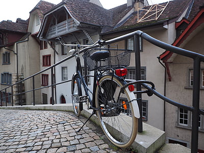 bicikl, kolo, stadtrad, lokot na biciklu, povezana, prijevozno sredstvo, biciklizam