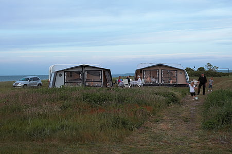 cắm trại, cho lều, Caravan