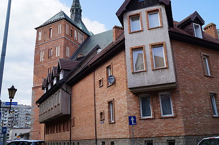 Домашняя страница, Старый город, Кирпич, Исторически, здание, вид на город, Архитектура