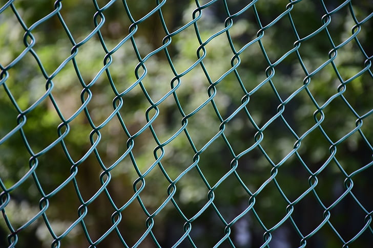ограда, бариера, стомана, метал, Тел, текстура, модел