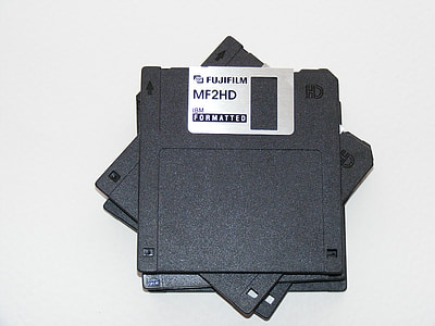 computere, disk, FDD, floppy, formateret, IBM, opbevaring