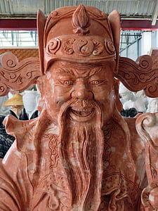 Vietnam, Tapınak, Tanrılar, heykel, Carver'ın, Bak, kutlama