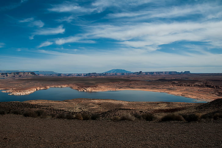 Lake powell, sivu, Arizona, Lake, Powell, Yhdysvallat, Canyon