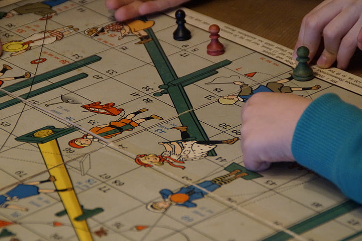 oyun tahtası, gesellschaftsspiel, eski, tarihsel olarak, oyun, Çocuk, masa oyunu
