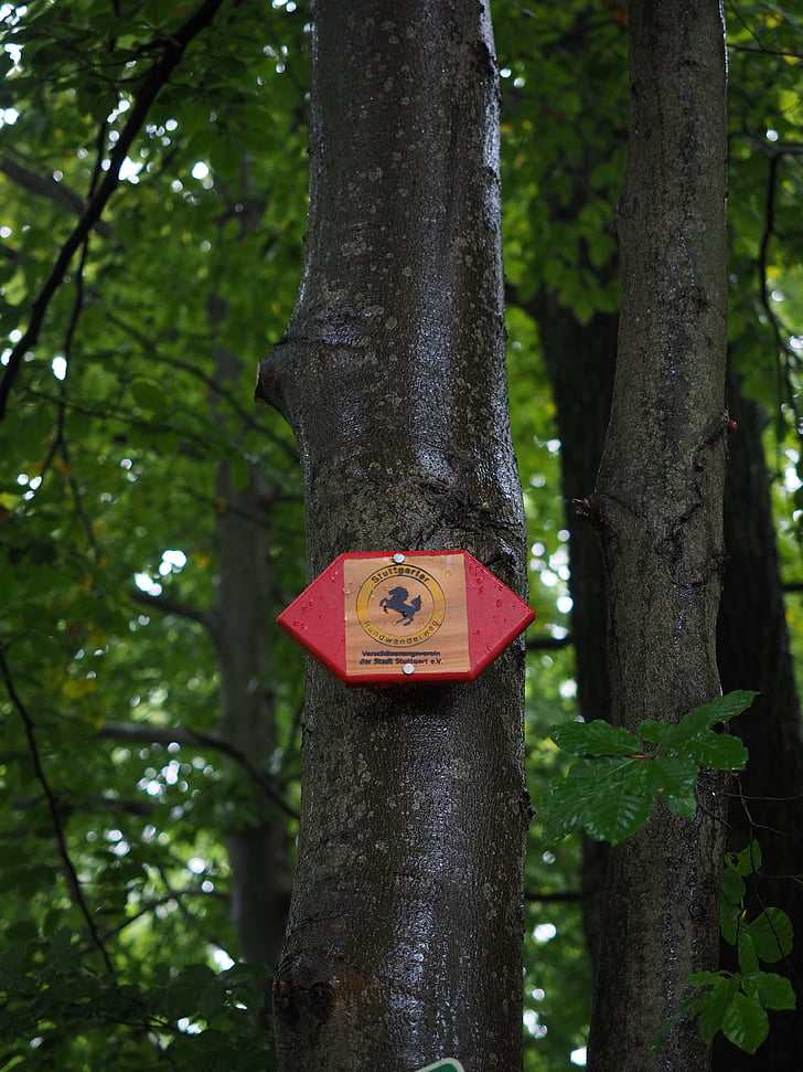 shield, trail, signs, signpost, migratory character, rössleweg, altitude trail