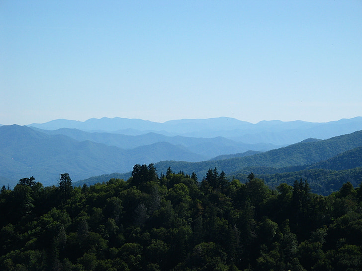 Smoky mountains, Tennessee, paysage, nature sauvage, Appalaches