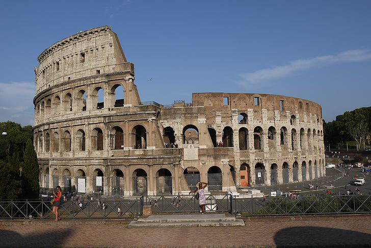 Colosseu, Monument, Roma, mobles