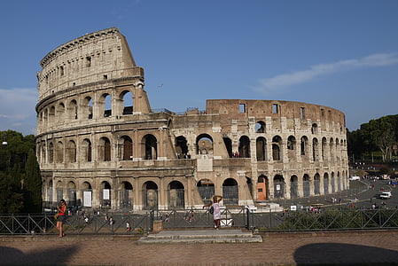 Colosseum, monument, Rome, antieke