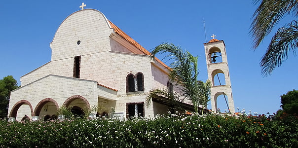 Ciprus, Alaminos, templom, ortodox, építészet, vallás