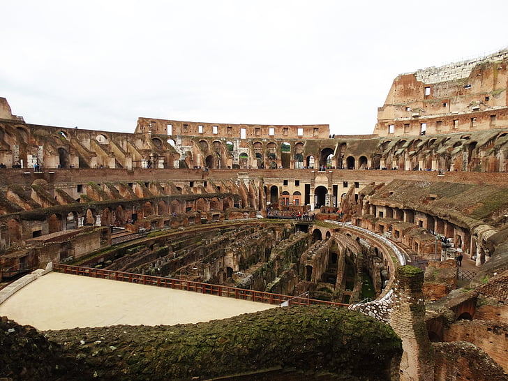 Colisée, Rome, Arena, Italia, Colisée, amphithéâtre, Rome - Italie