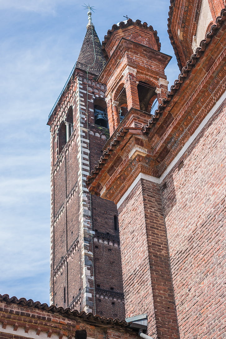 Basilica di Eustorgio, Mailand, Turm, historisch, Glocke, Glockenturm, Architektur