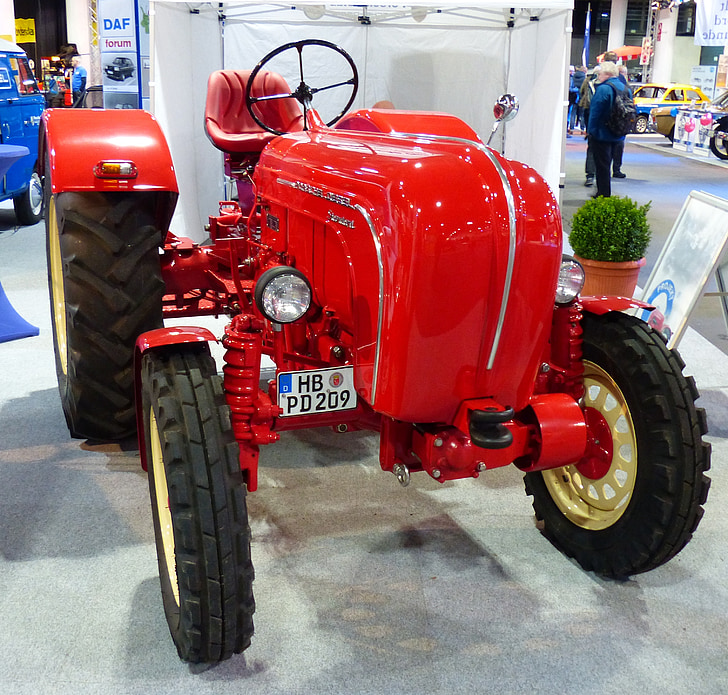 fair, exhibition, oldtimer, tractors, tractor, historically, old tractors
