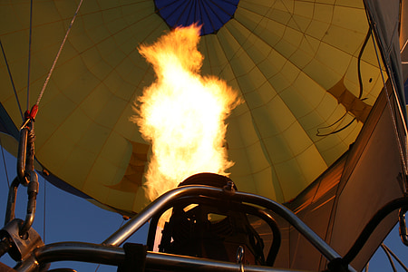 flame, fire, balloon