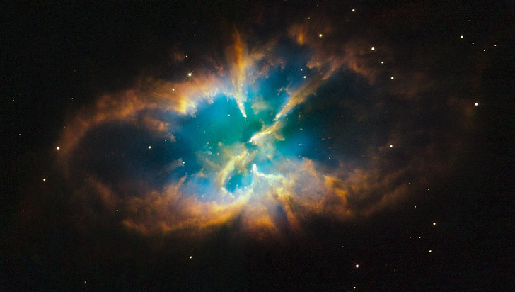 NGC 2818, brouillard planétaire, pyxis constellation, galaxie, ciel étoilé, espace, univers