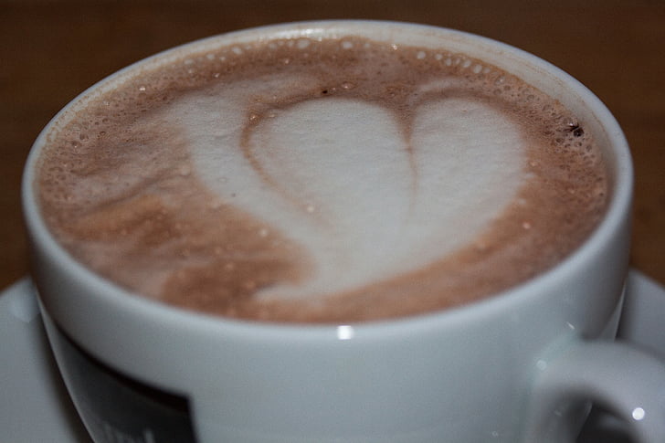 cappuccino, Cup, kohvi, milchschaum, kohvik, kohvi tass, vaht