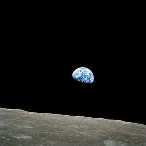earth, soil creep, moon, lunar surface, globe, blue planet, space
