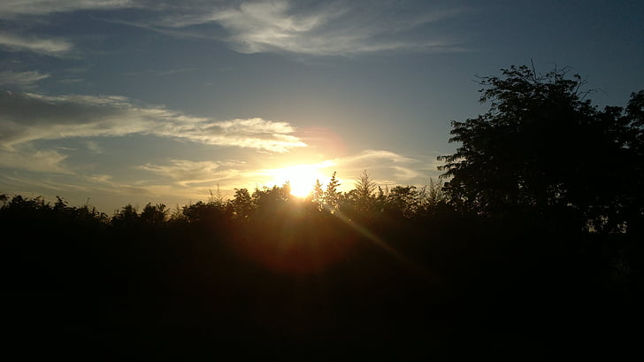 Západ slunce, Embrapa, krajina