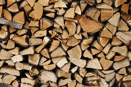 leña, chimenea, madera para la chimenea, holzstapel, calor, bosque, stock
