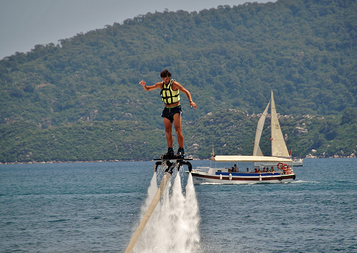 flyboarding, watersport, Extreme, Jets, leuk