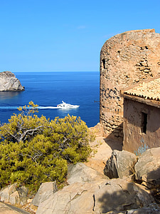 tower, cala en basset, protection, fortress, building, historically, stone
