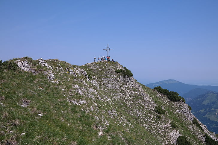 bschiesser, Mountain, Allgäu, toppmötet, Summit cross, Allgäualperna, Alpin
