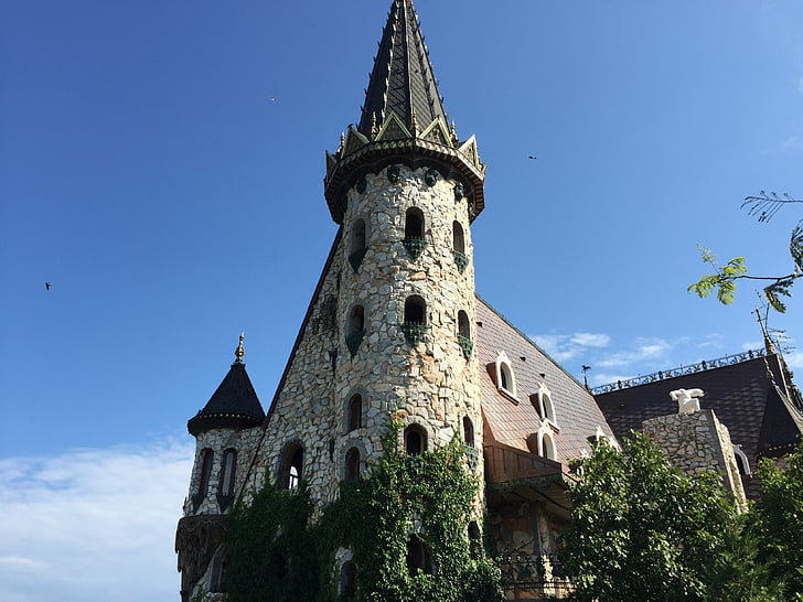 Château, Palais, voyage, paysage, Royal, ravadinovo, européenne