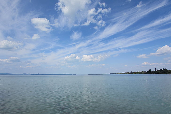 Balatonsjøen, Balaton, Lake, vann, Ungarn, Outlook