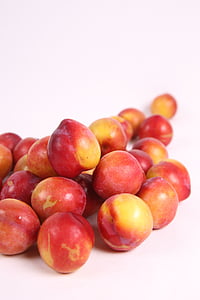 plum, fruit, summer, republic of korea, hat plum, market, apricot