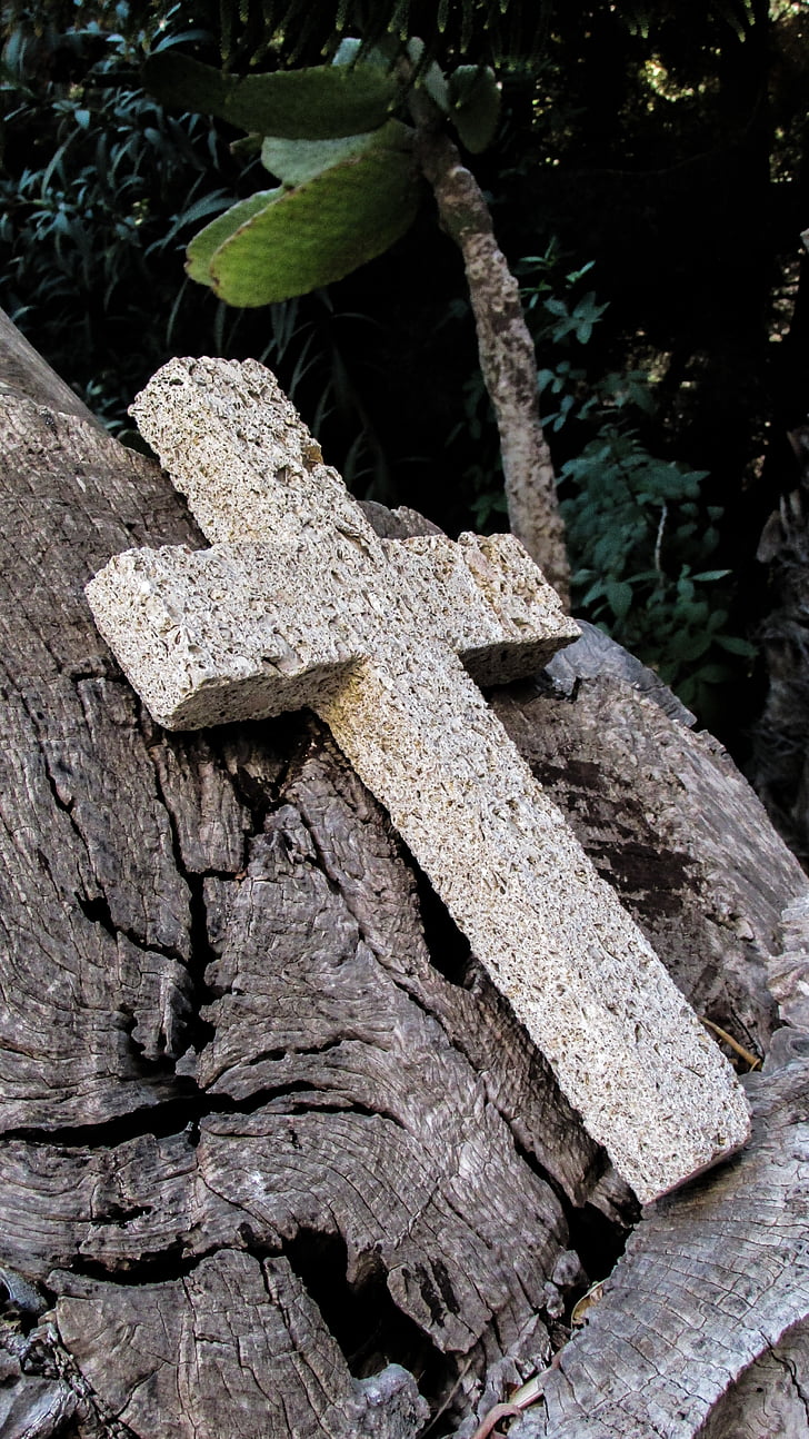 cross, stone, religion, symbol, christianity, faith, christian cross