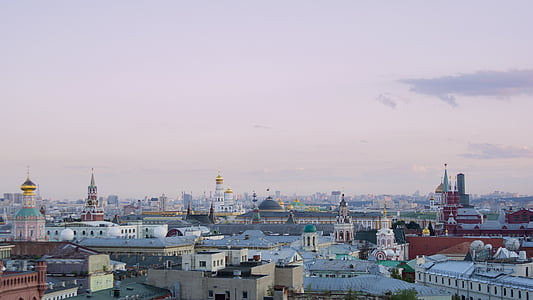Moscova, Rusia, Centrul, acoperiş