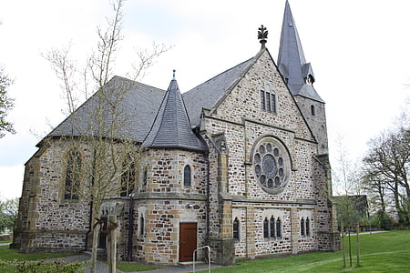 Gereja, Lutheran, Saint, Bartholomew, arsitektur, bangunan, Eropa