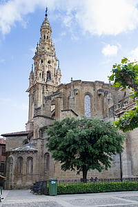 Katedrala, Crkva, Santo domingo, umjetnost, Calzada, Santiago