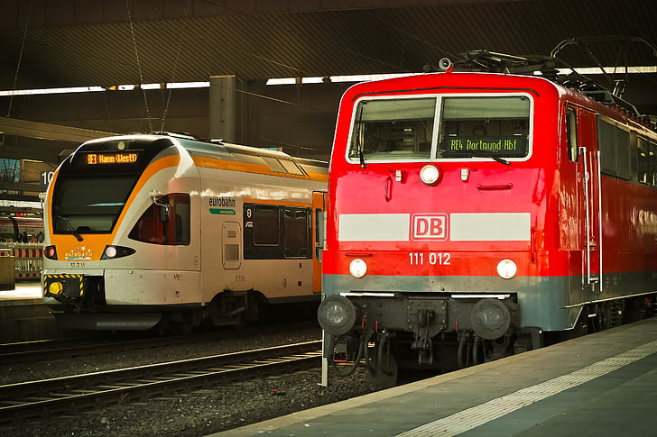 железная дорога, поезд, s-bahn, Железнодорожные s bahn, общественном транспорте, Локо, Станция