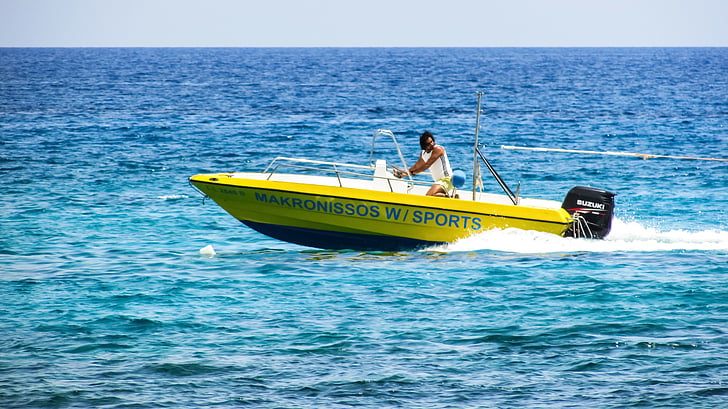 speedbåd, vandsport, handling, ferie, rekreation, fritid, Motorbåd