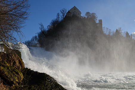 air terjun, Rhine falls, Schaffhausen
