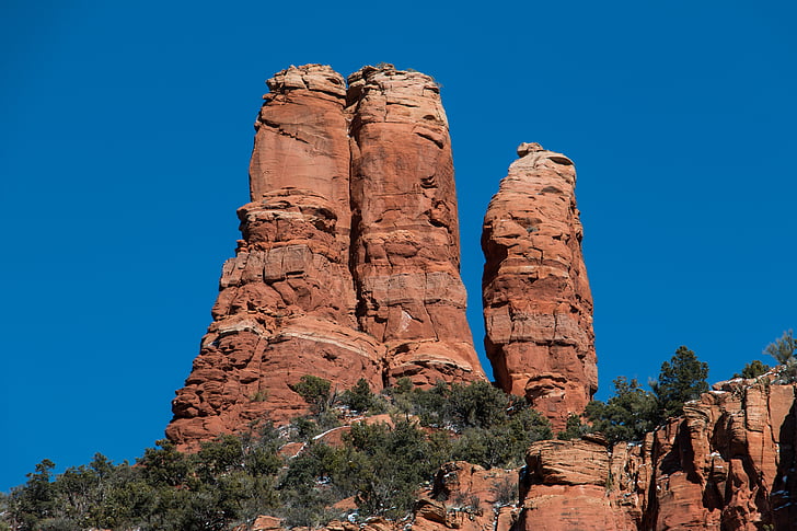 Sedona, Cliff, Arizona, naturen, landskap, vacker natur, geologi
